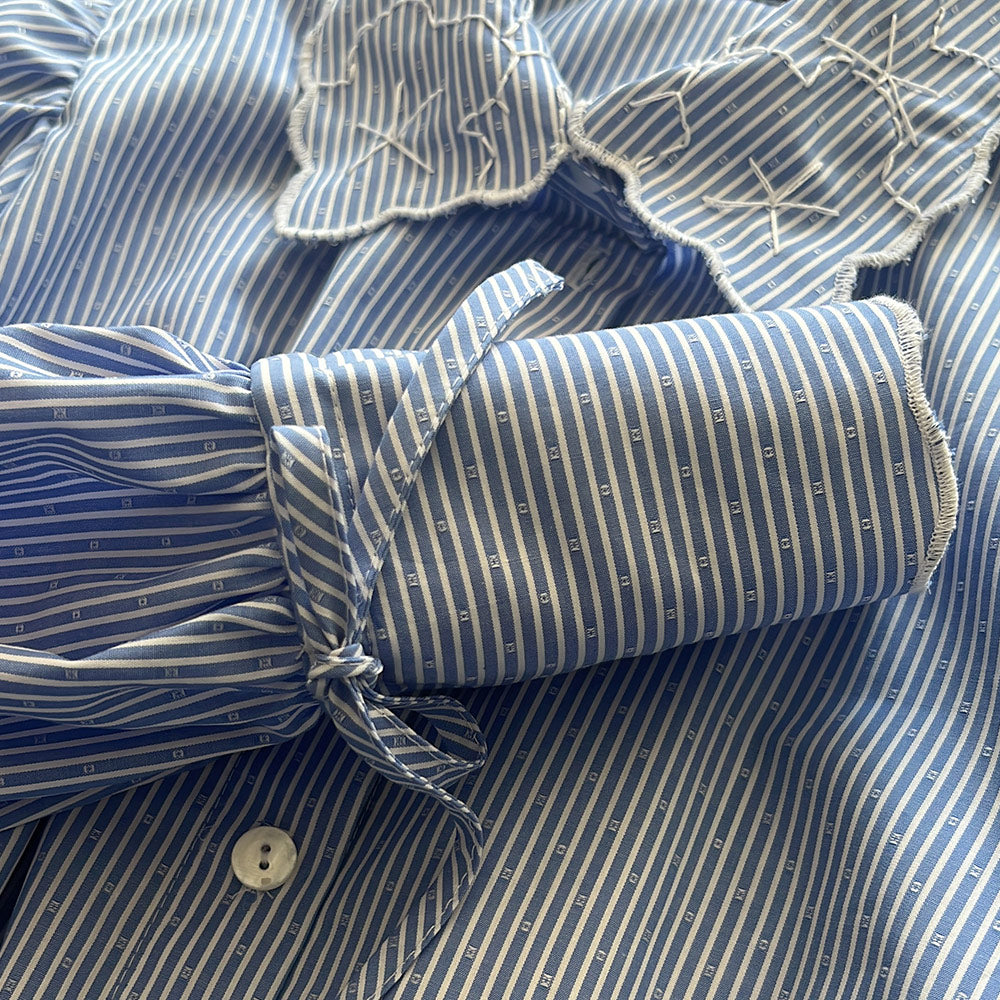 Liapure Atelier - Flower Blouse striped edit