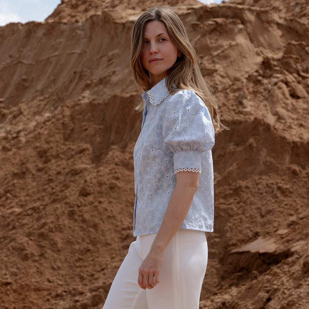 Liapure Atelier - Short Flower Blouse