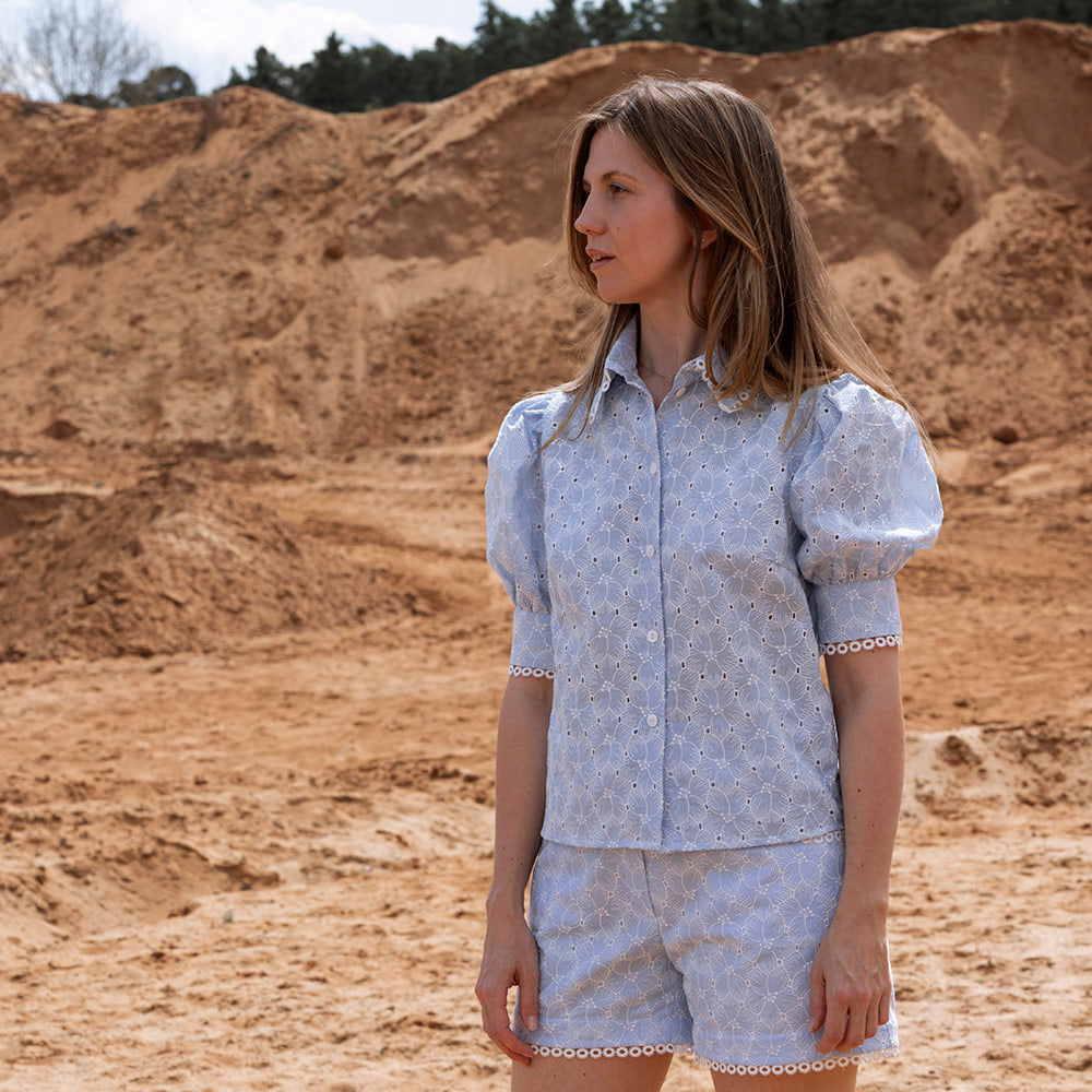 Liapure Atelier - Short Flower Blouse