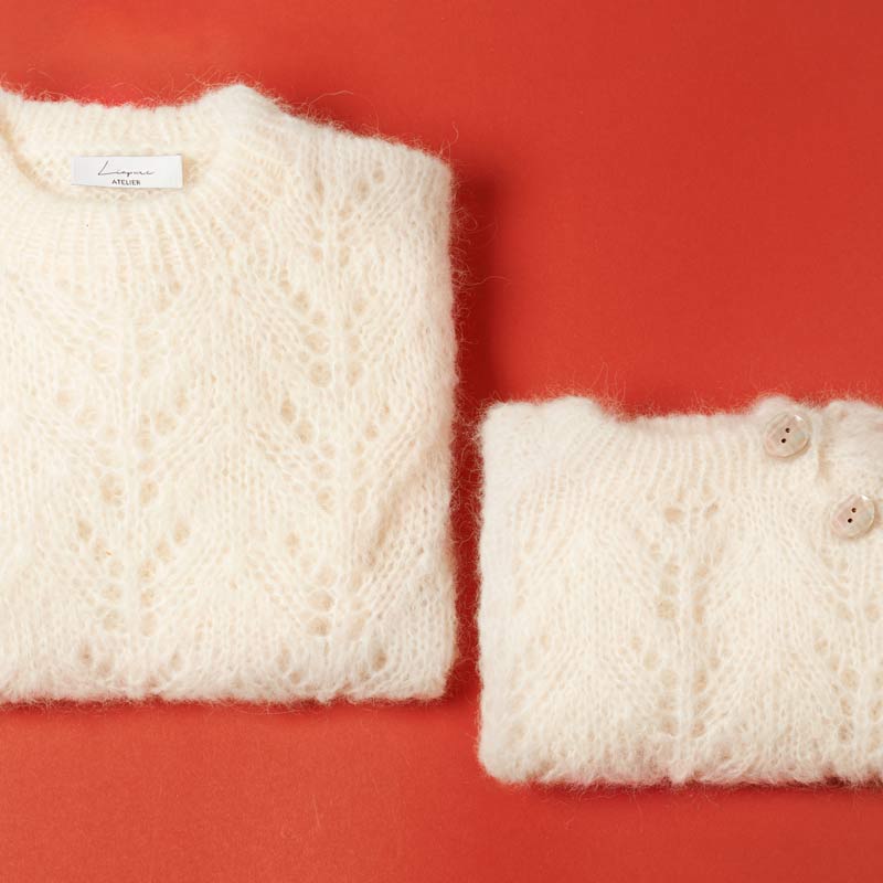 Mini & Me Alpaka Knit - Creme