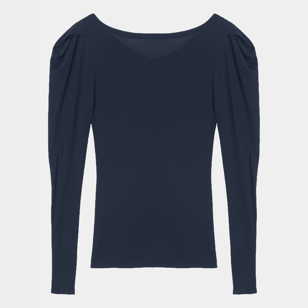 Liapure Atelier Puffy Sleeve Top - black