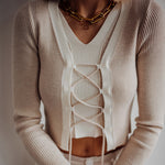 Essential Rib Knit - Beige/Creme