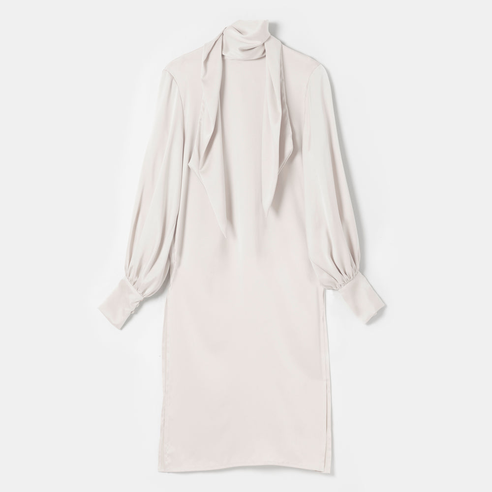 Liapure Atelier - Silk Wrap Dress creme