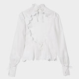 Liapure Atelier - Backless Flower Blouse