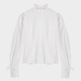 Liapure Atelier - Backless Flower Blouse