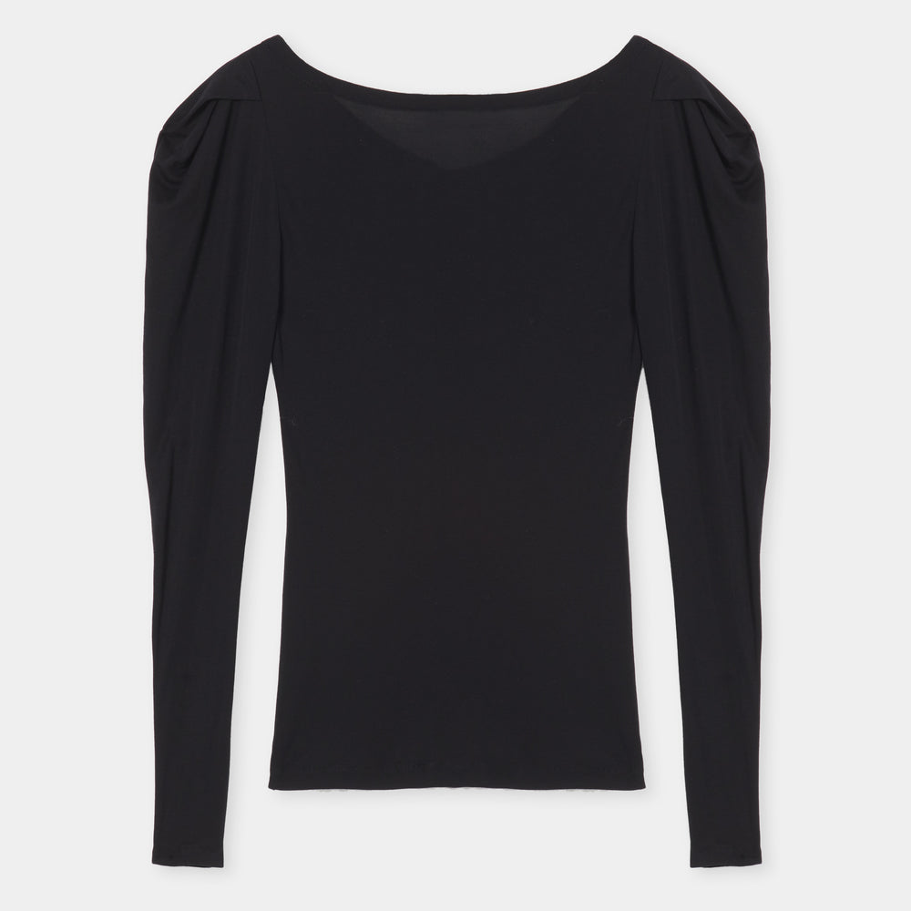 Liapure Atelier Puffy Sleeve Top - black