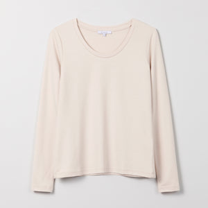 Liapure Rounded V-Neck Longsleeve