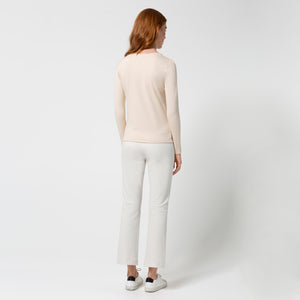 Liapure Rounded V-Neck Longsleeve