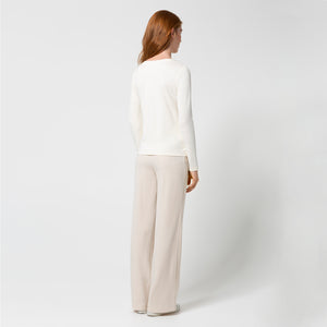 Liapure Rounded V-Neck Longsleeve
