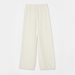 Essential Knit Pants - Creme White