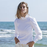 Liapure Atelier - Backless Flower Blouse